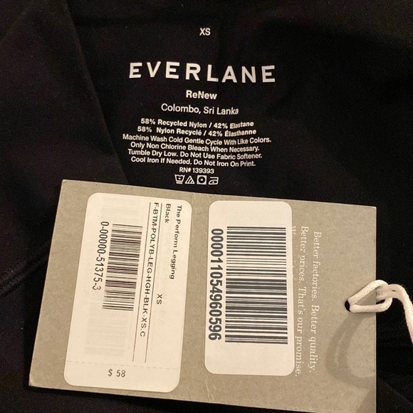 Everlane The Perform Legging Ankle Length Black XS - Picture 3 of 4